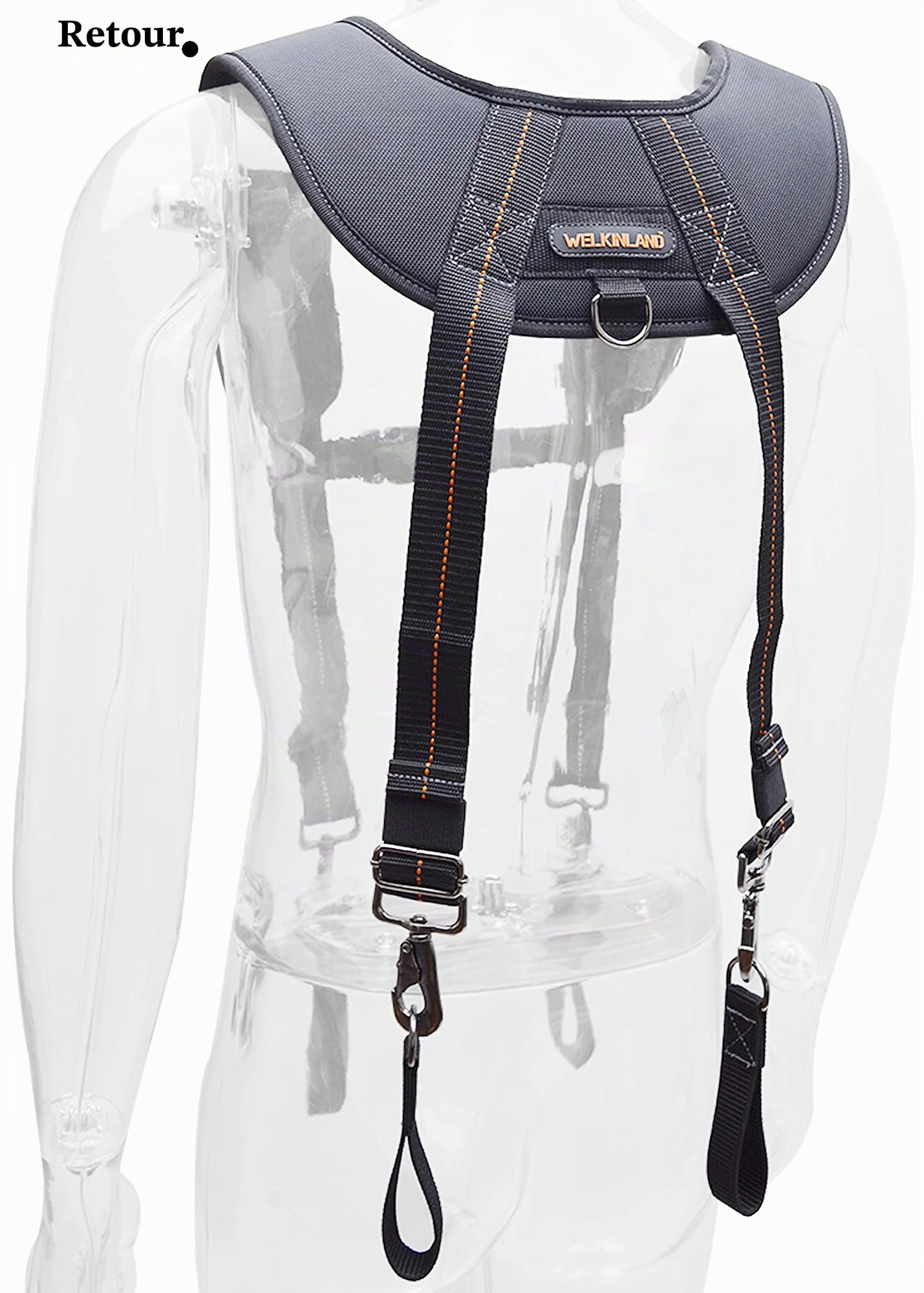 WELKINLAND Bretelles de ceinture à outils pour homme, bretelles de sac à ongles, sac à outils, bretelles de charpentier