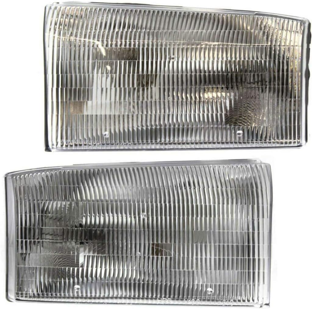 For 2000-2002 Ford Excursion Headlight Driver Side CAPA Certified Bulbs Included FO2502147 | 1C3Z 13008 BA