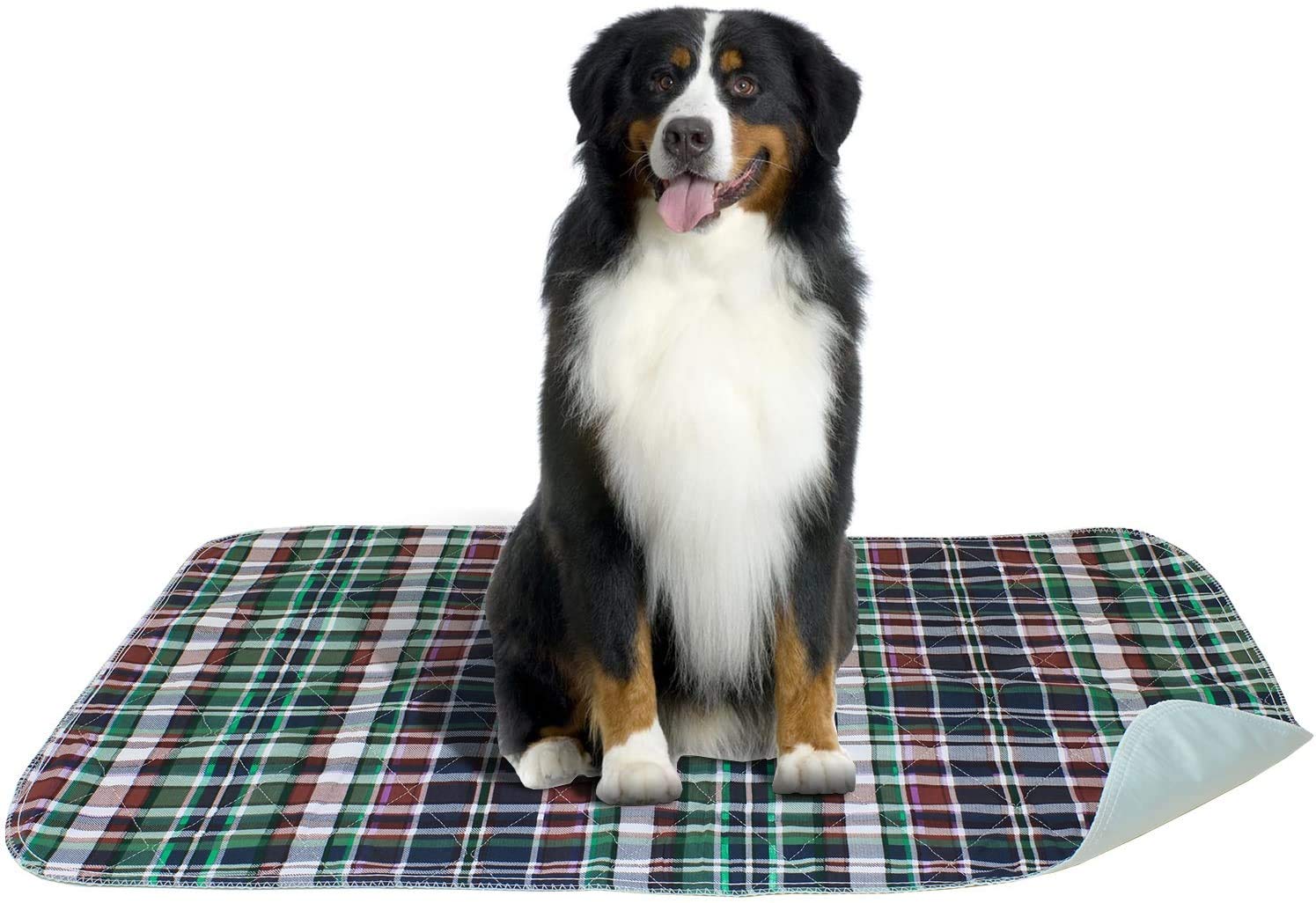 AMU Solutions3 Pack - Stain Fighter Waterproof Reusable/Quilted Washable Large Dog/Puppy Training Travel Pee Pads Size 24 x 36