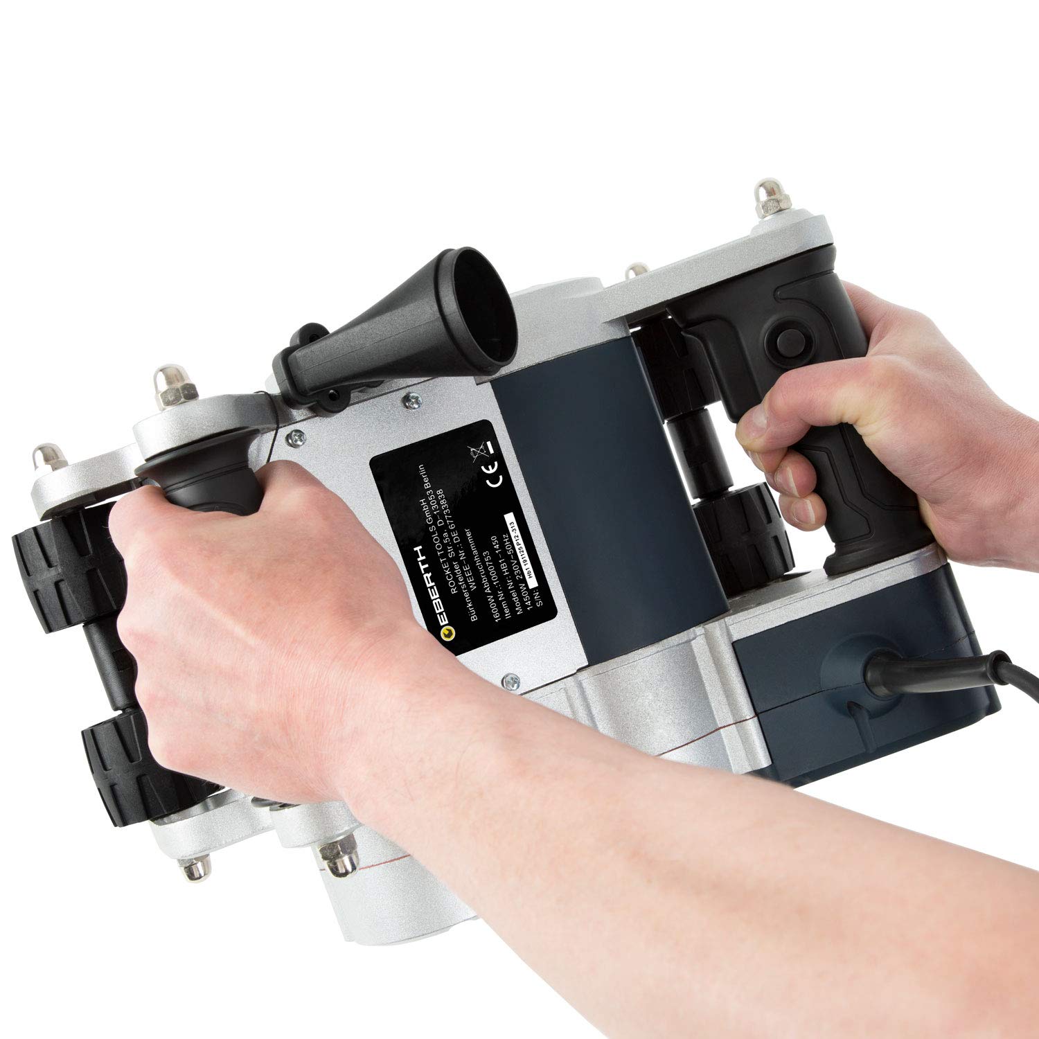 EBERTH Scanalatore da muro 1450 watt fresa calcestruzzo 25-35 mm profondità taglio 30-40 mm larghezza 30-40 mm