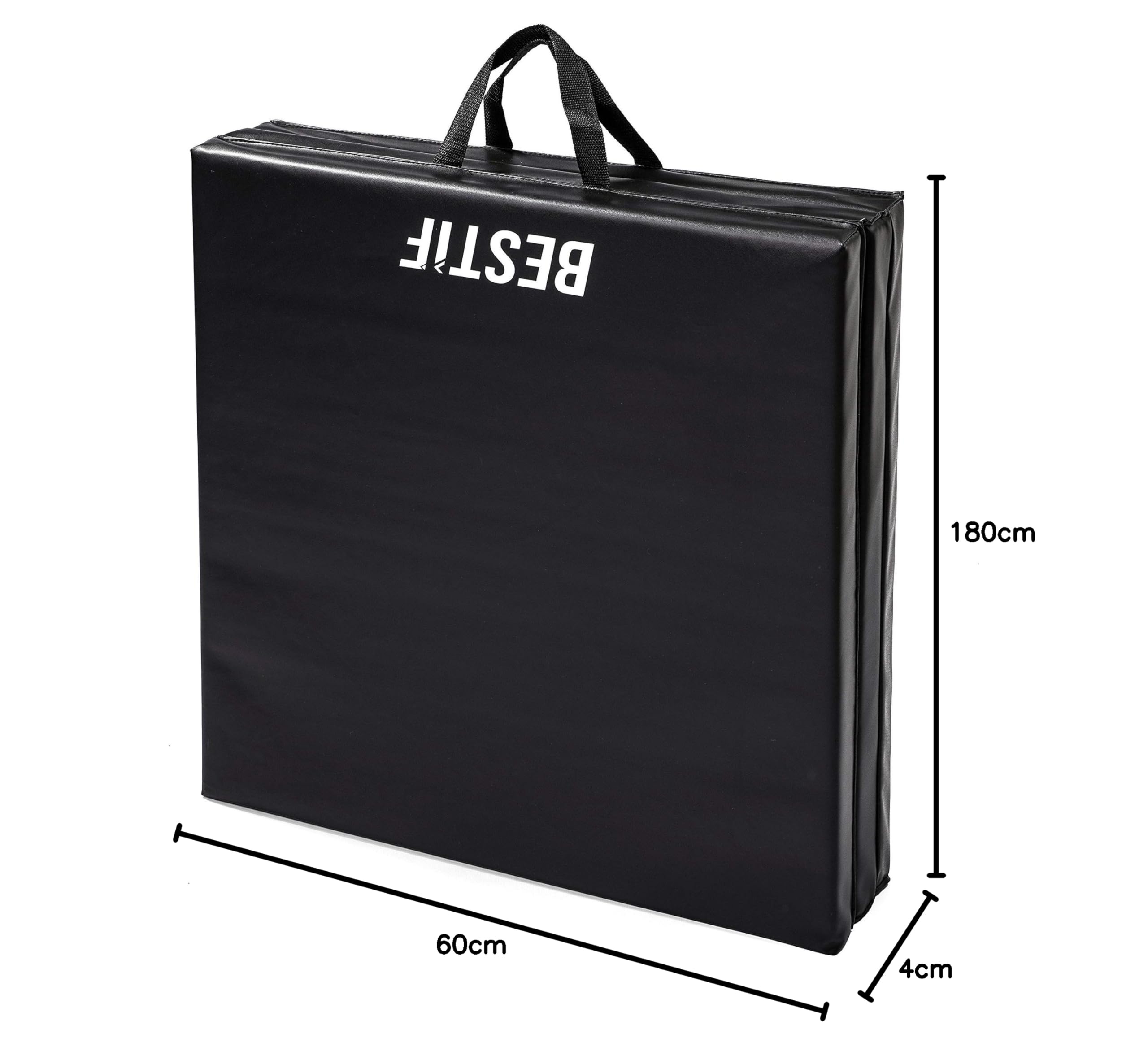 Weichbodenmatte Klappbar Dicke Turnmatte 180 x 60 x 4cm Gymnastik Matratze Faltbar