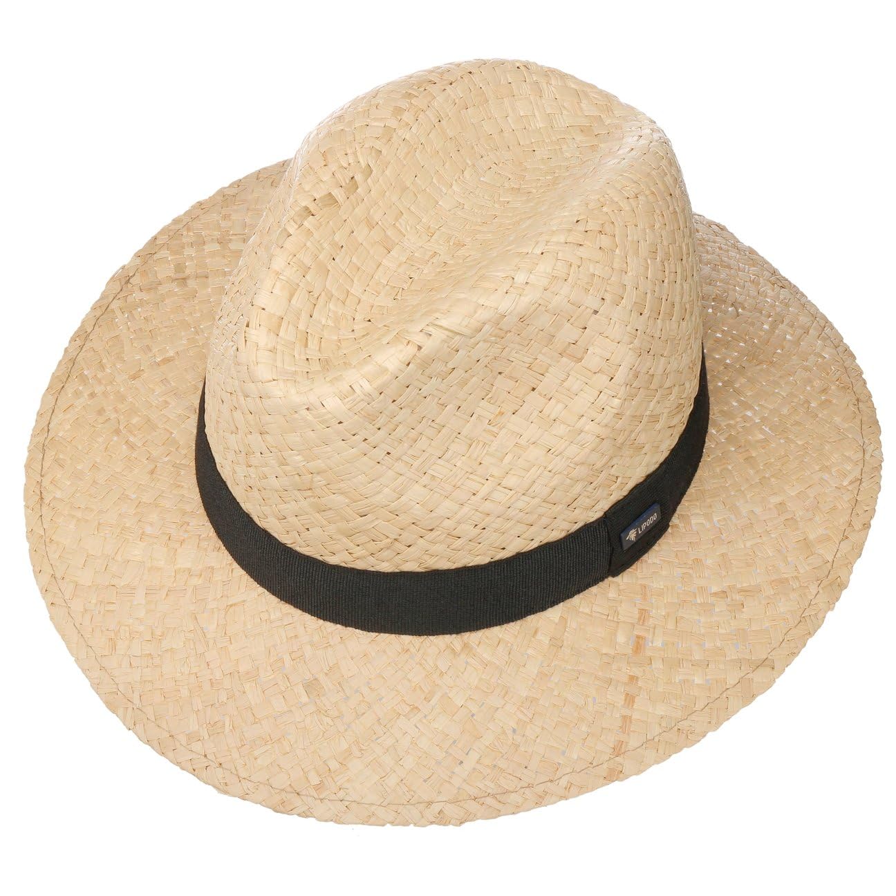 Lipodo Mantigo Traveller Hut Raffiastroh Made in Italy Herren und Damen Frühling Sommer
