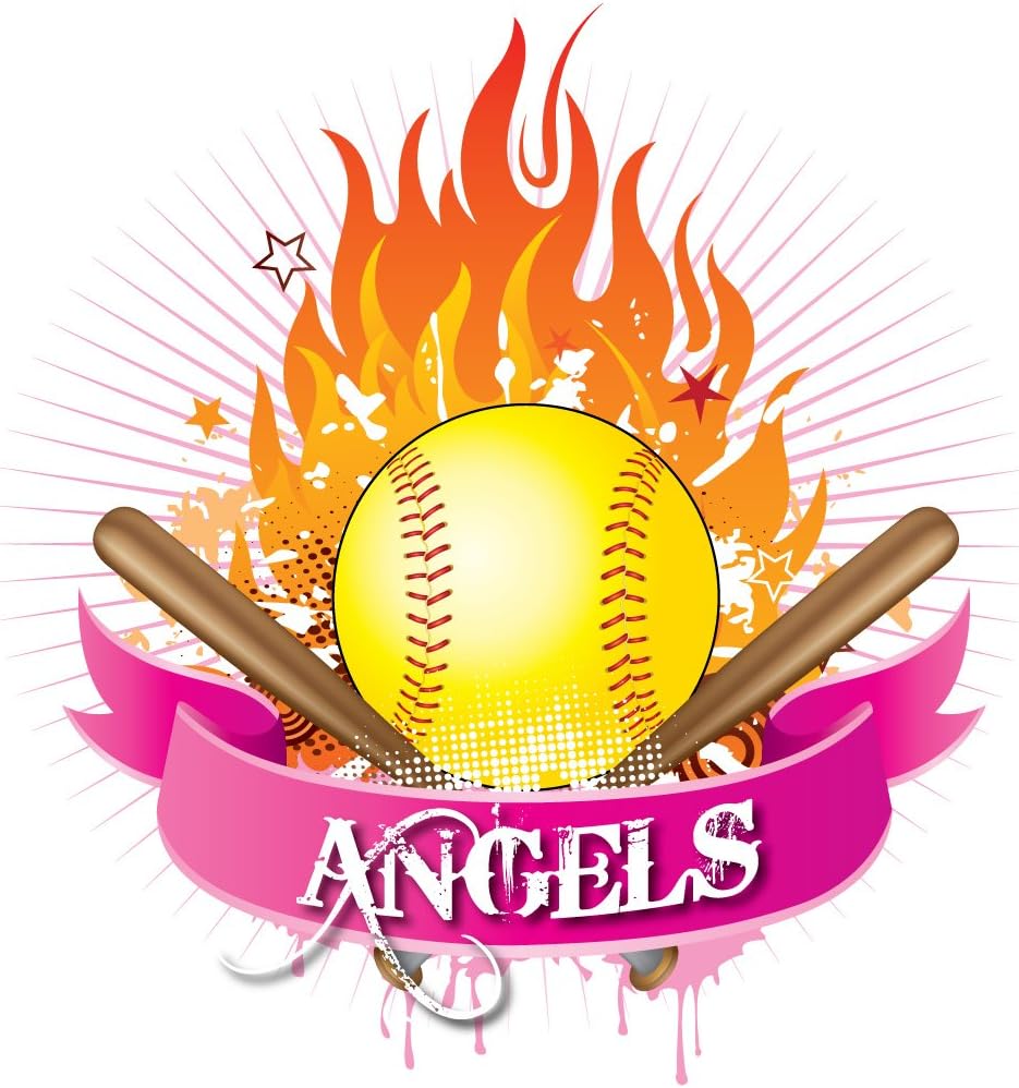 VictoryStore Towels - Angels Mascot Softball Team Towels, Set of 15