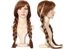 Anna's Frozen Wig Cap and Pigtails