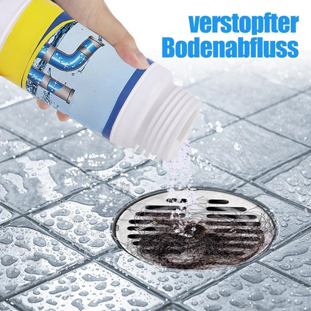 Detergente per scarichi a spirale, Wild Sink Drain Cleaner, pulitore per scarico extra forte, in schiuma, per cucina, bagno, toilette e balcone (2 pezzi (220 g))