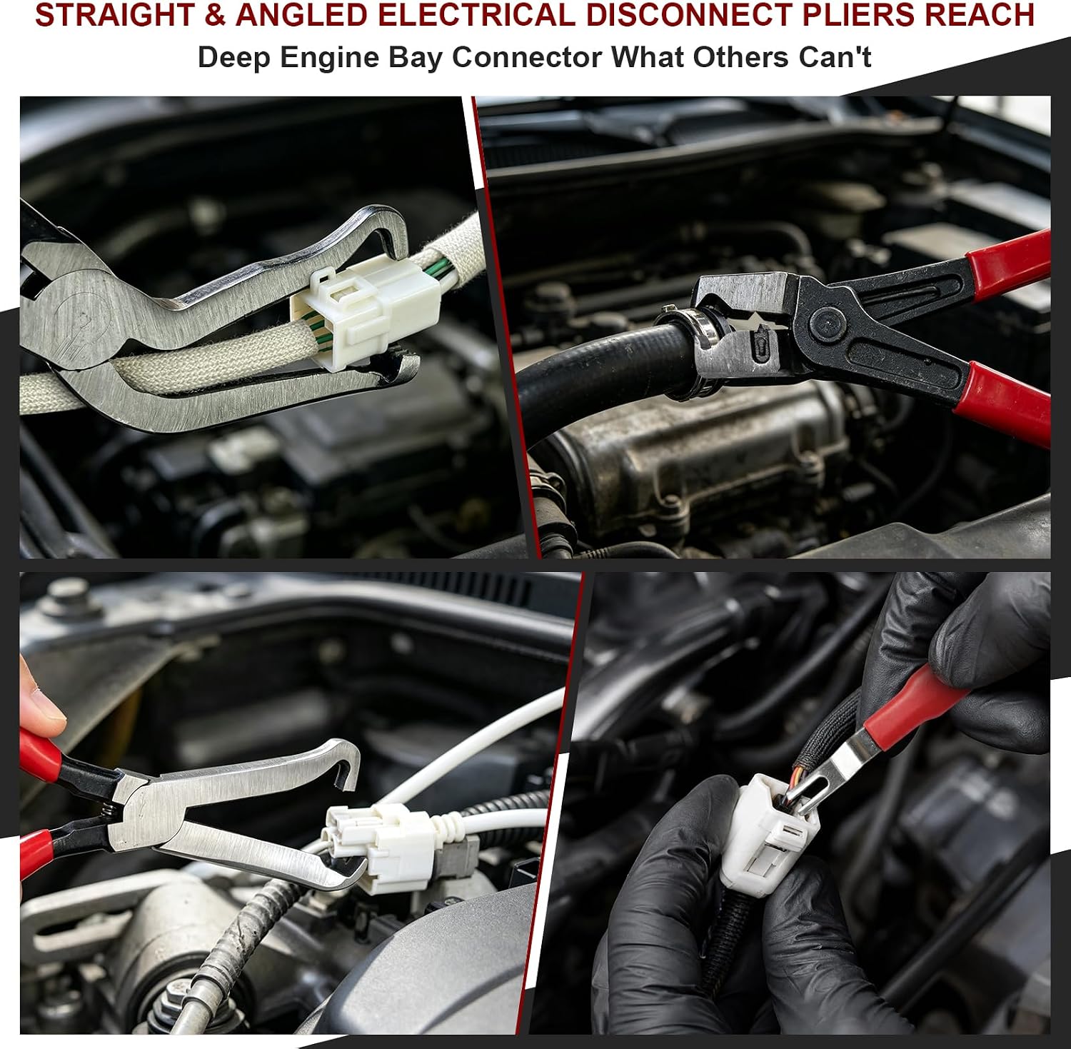 17pcs Automotive Electrical Disconnect Pliers Set Kit for Cars Trucks