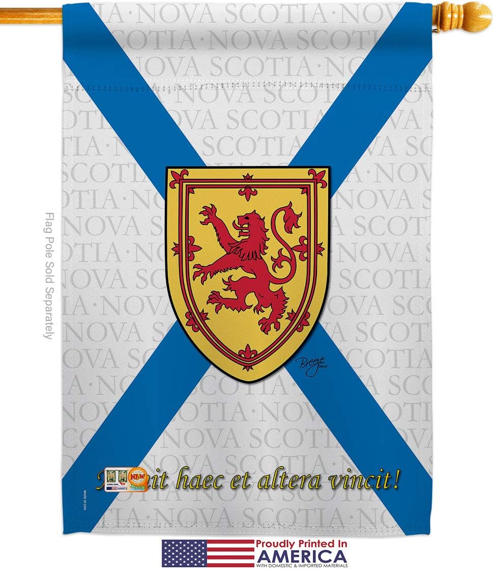 Nova Scotia House Flag Set Regional Canada Provinces Canadian Territories Region Country Particular Area Decorative Yard Banner Made In USA 28 X 40