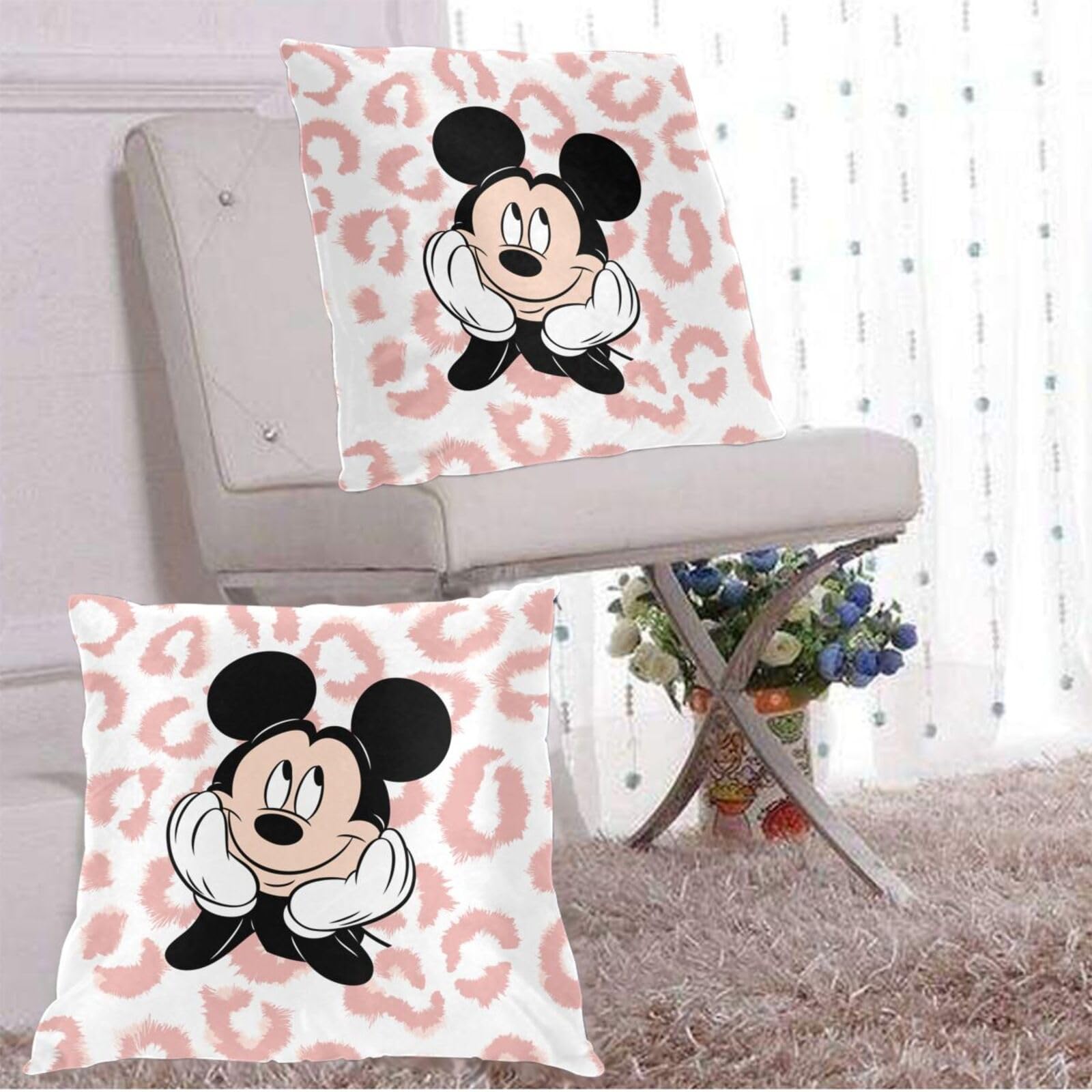 ミッキーマウス クッションカバー 2個セット　限定品 ミッキーマウス クッションカバー 2個セット 限定品 Amazon.co.jp