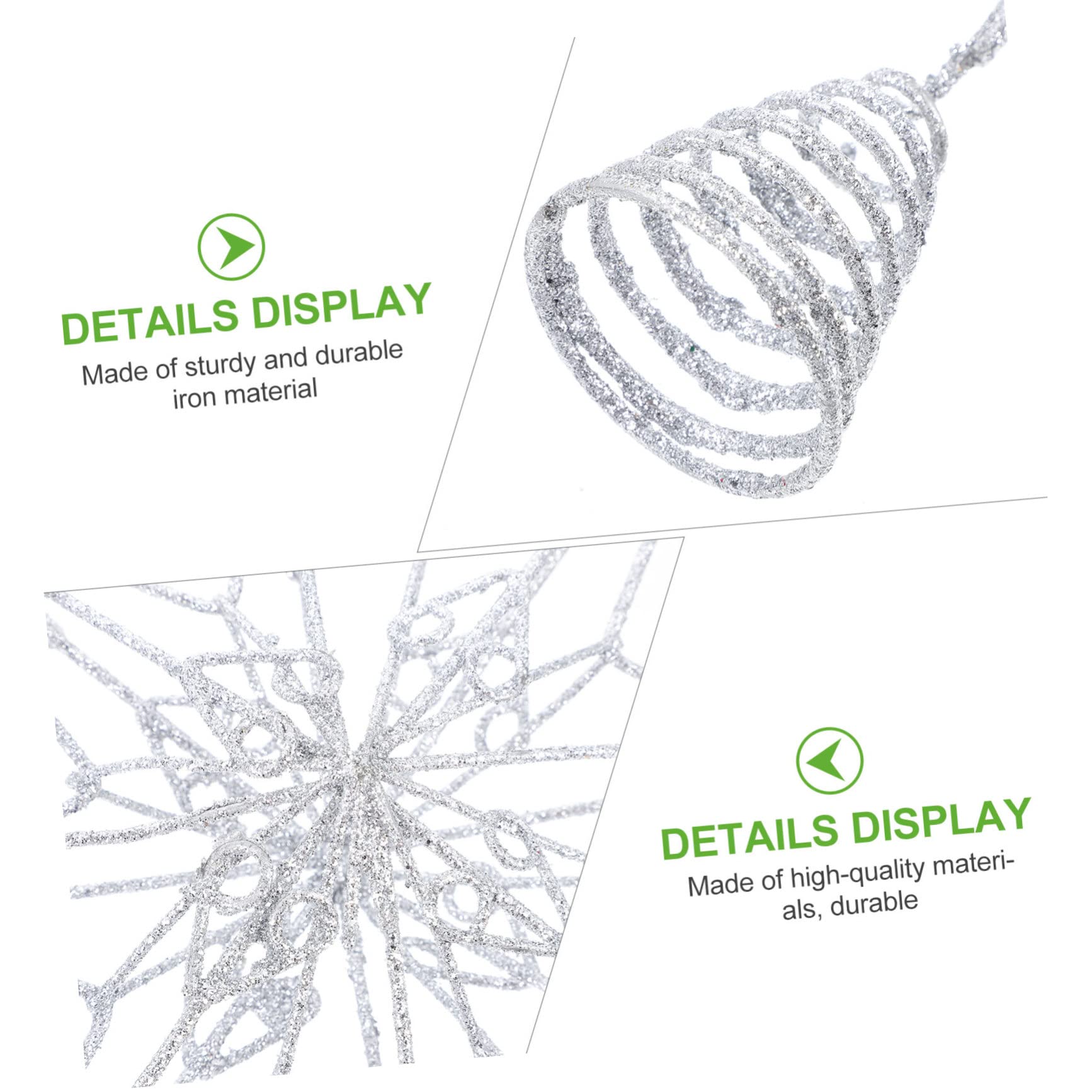 Ciieeo 2 Pezzi Puntale Per Albero Di Natale A Forma Di Stella Puntale Per Albero Di Natale Unico Stella Per Festival Decorazione Per o Di