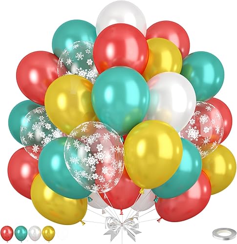 Miniatura 18 de Globos Azul Polvoriento y Rosa, 50 piezas Globos Retro Rosa y Azul, Globo de Oro Rosa Metálico Claro para Niña Niño Fiesta de Cumpleaños Boho Baby