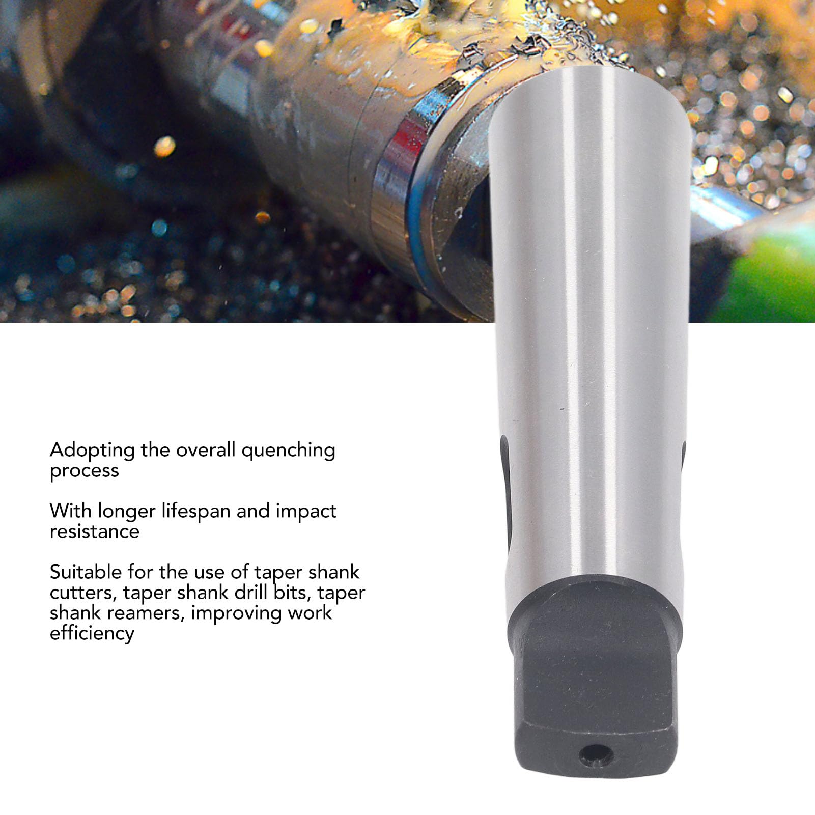 Generic Ultra Mt1 to Mt3 Morse Taper Adapter for Reliable Morse Shank Drills Perfect Fit 45 Steel Taper Shank Drill Bits Morse Reducing Sleeve Adaptor, Generic2qix89fbeg