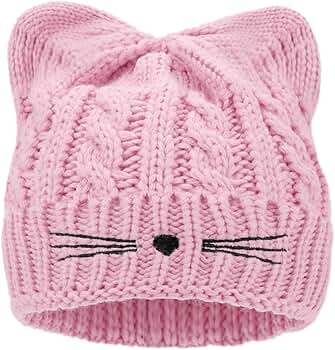 帽子 LOOP YARN SHAGGY CAT EAR KNIT CAP PINK Crochet Cat Hat Crochet Beanie Y2k - Etsy