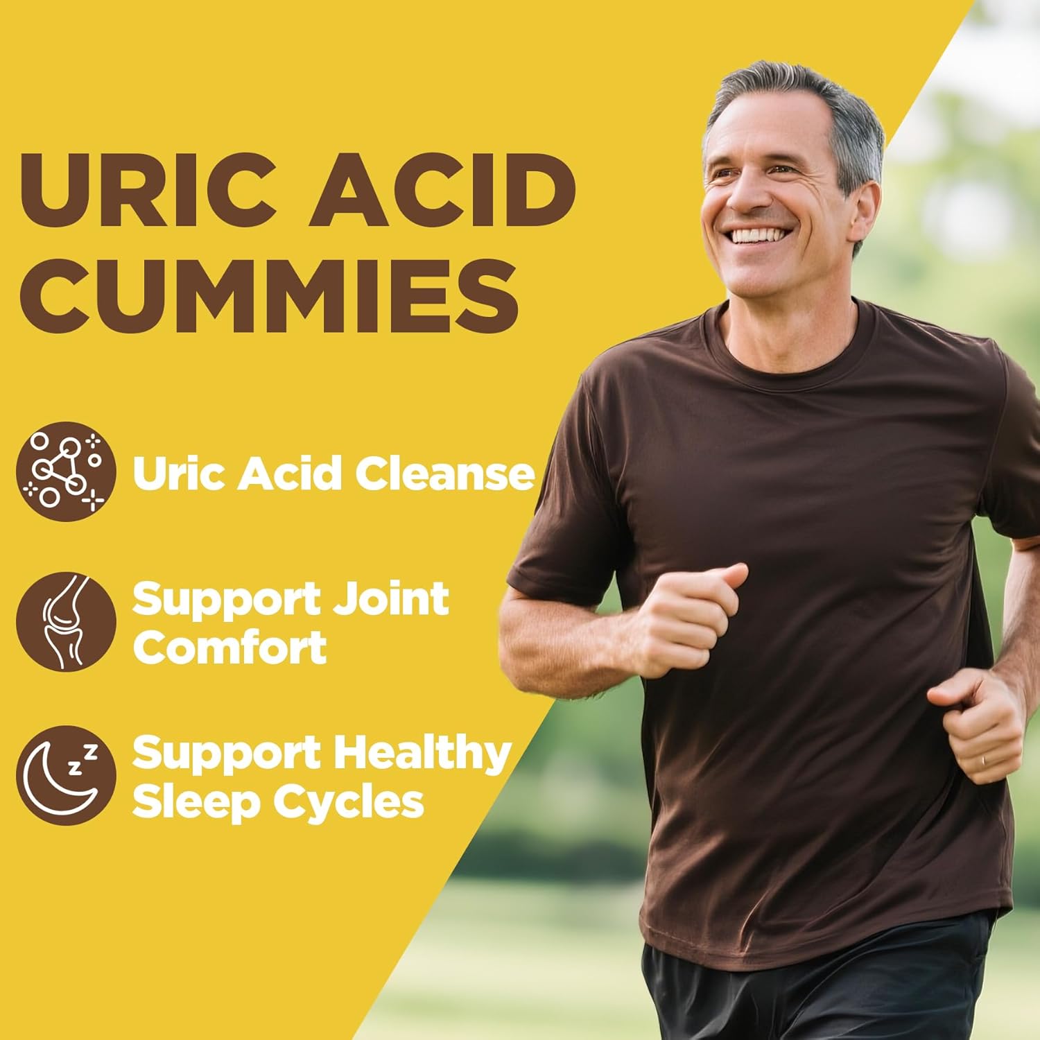Uric Acid Gummies for Joint Cleanse & Detox, 60 Natural Vegan Tart Cherry Joint Support Gummies Balance Uric Acid Levels for Women and Men with Celery Seed Extract - Image 5