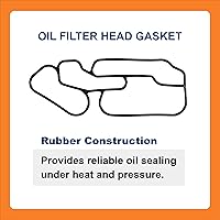 Vista 4 de BTS-1823182C95 - Kit de juntas para enfriador de aceite, compatible con motor Navistar DT466E, 1 juego de repuesto para OEM 1823182C95, Juego