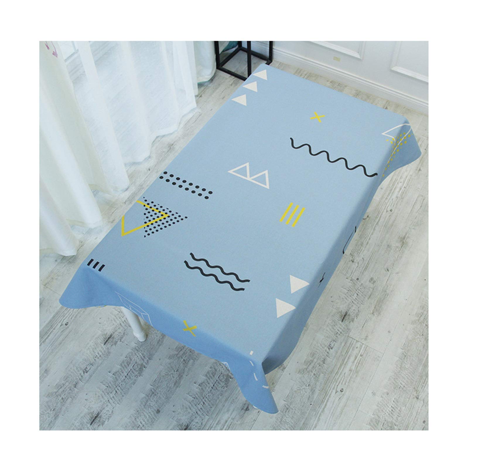 Nappe coton lin de qualité supérieure 140x180cm avec imprimé géométrique