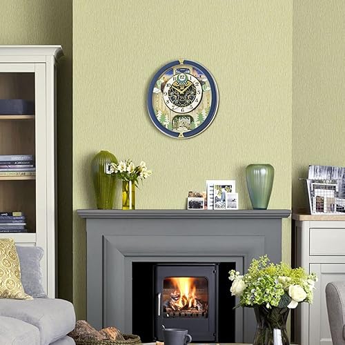 Miniatura 10 de Seiko Blue Pine Fantasy Melodies in Motion Clock, multicolor