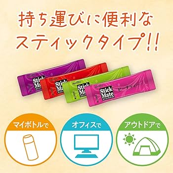 Amazon.co.jp: 名糖産業 名糖 スティックメイト フルーツ