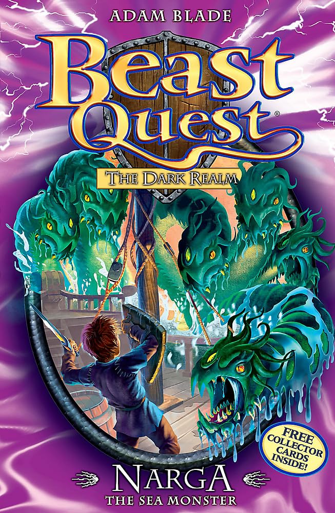 Beast Quest 15. Narga the Sea Monster, Adam Blade, Like New, Pap