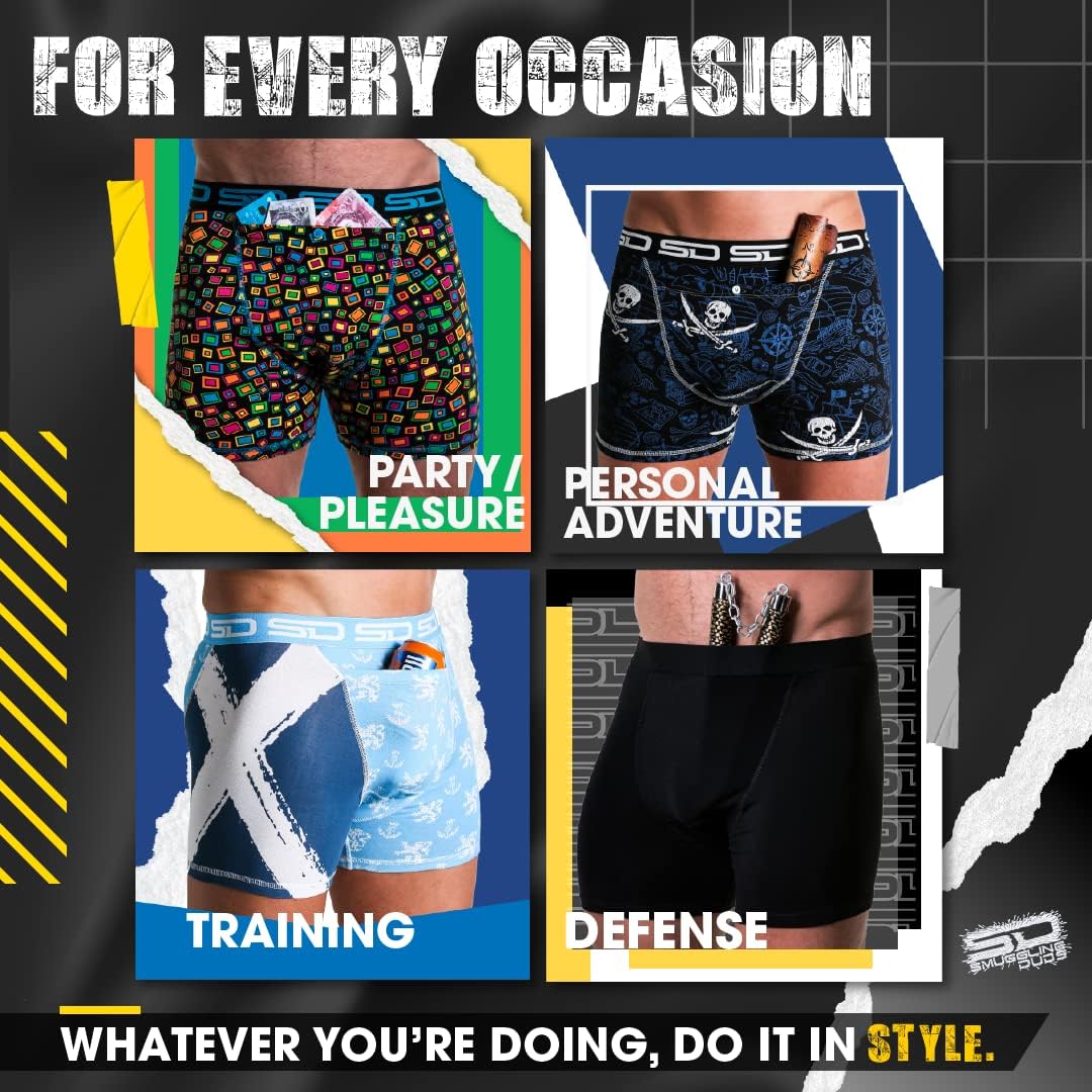 Smuggling Duds Anti-Theft Boxer Briefs With Hidden Pockets - image 5