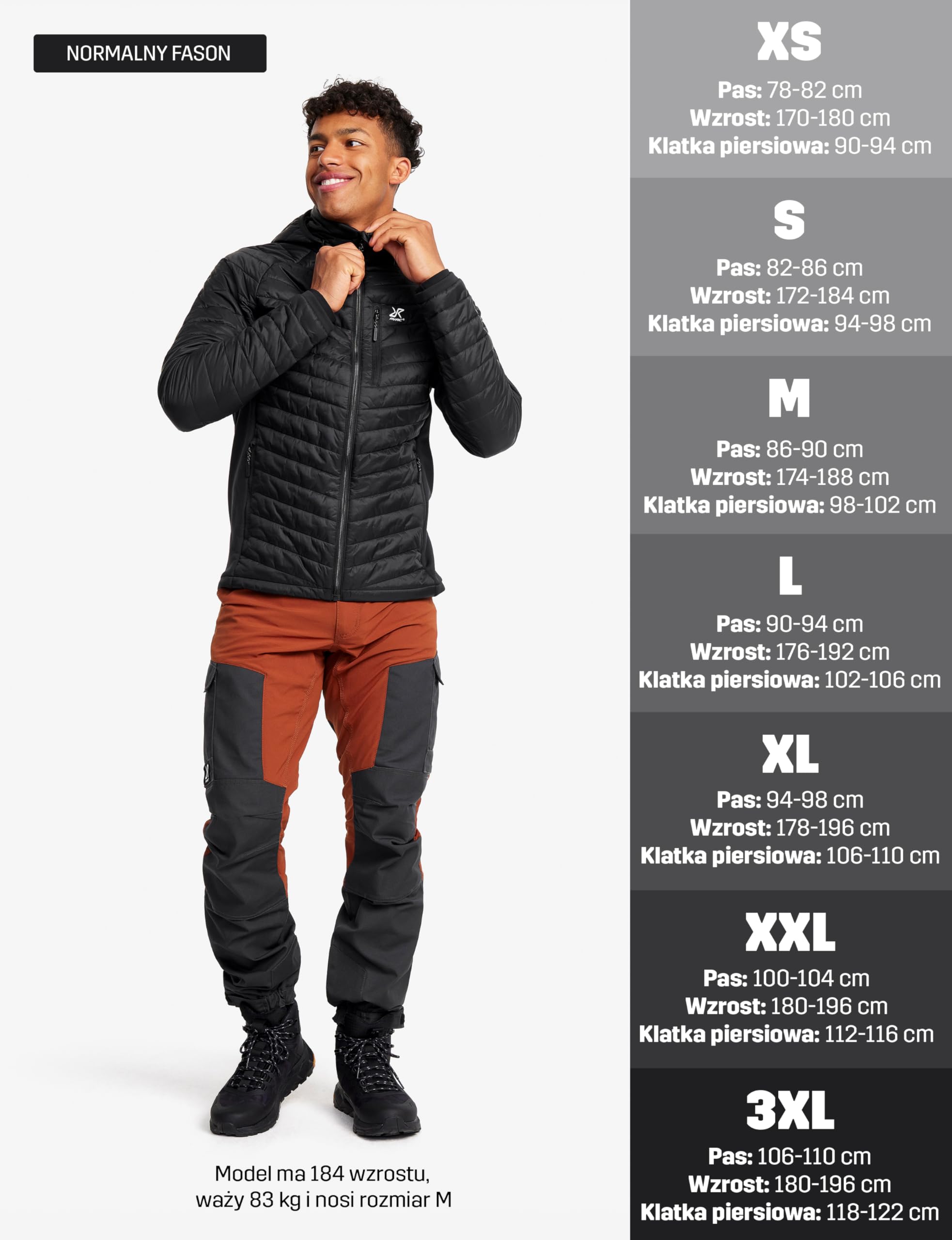RevolutionRace Radical Insulate Jacket Męska, Lekka ocieplana kurtka