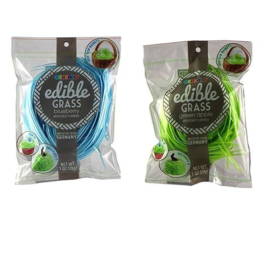 Assorted Color Edible Easter Basket Grass Filler, 1 Ounce
