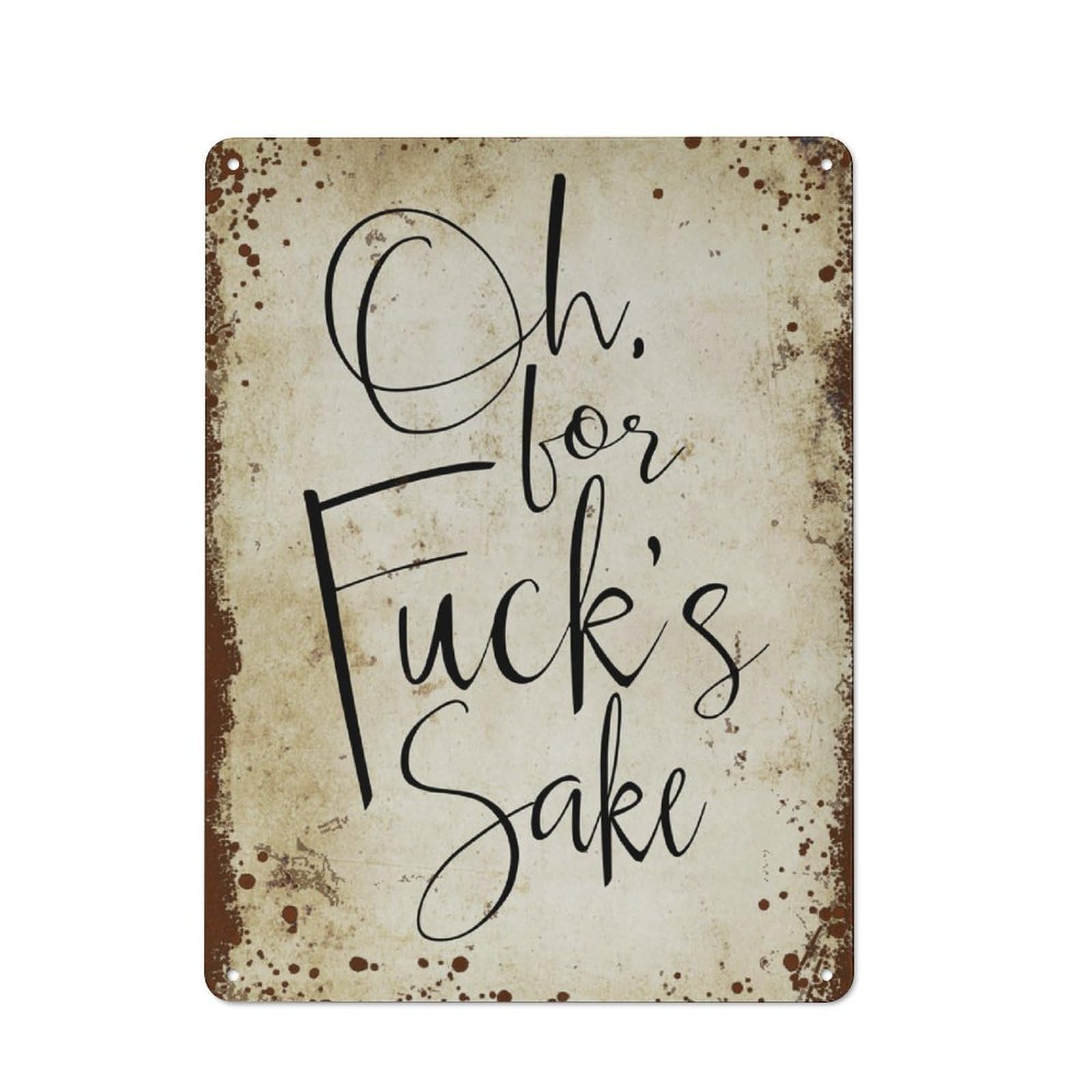 Kwqdozf Style-5 12X16inch Oh, For Fuck's Sake 12X16 In