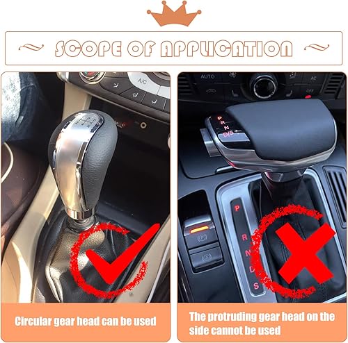 Miniatura 5 de UGSHY 2 unidades de combinación de capó de freno de mano para automóvil, cubierta protectora de felpa cálida anticongelante, accesorio decorativo