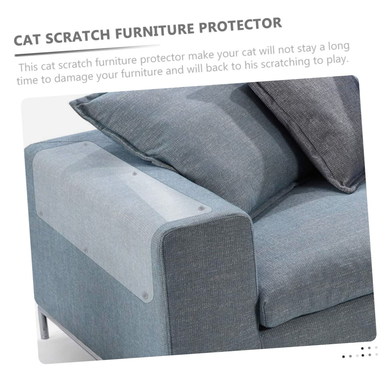 FRCOLOR 18blätter Kratzschutzfolie Für Möbel Selbstklebende Katzenmöbelschoner Transparentes Sofa Kratzschutzpad Effektiver Schutz Gegen Kratzen Für Couch Stühle Und Mehr