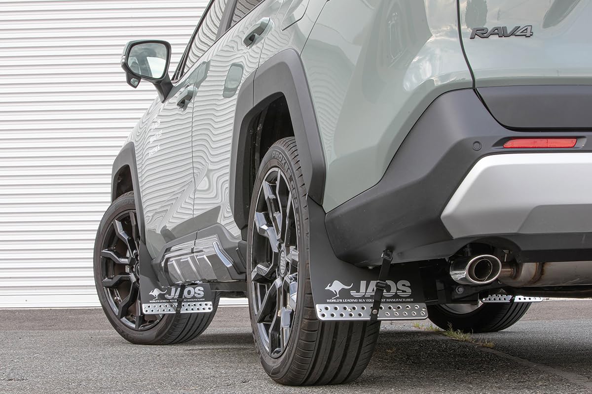 JAOS マッドガードフロント・リヤセット レッド RAV4 50系