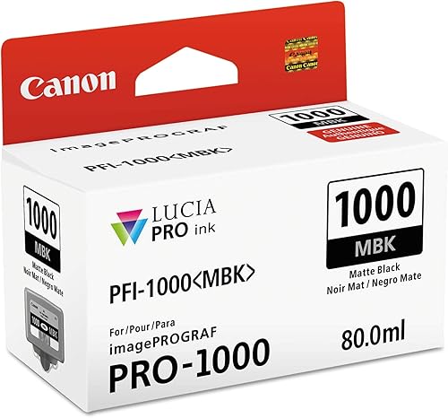 Canon Ink Lucia PRO PFI-1000 Depósito de tinta individual negro mate