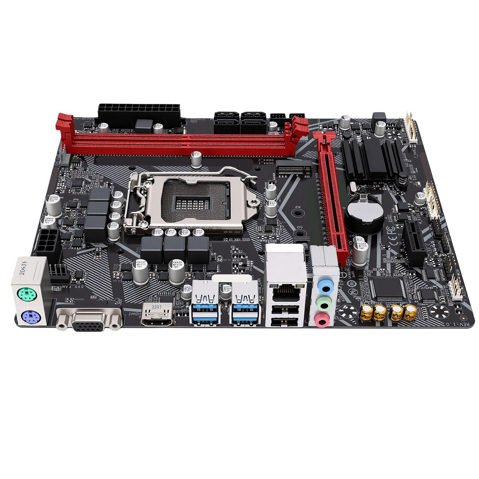 Płyta Główna Gamingowa B460M W Formacie Micro ATX, LGA1200, DDR4