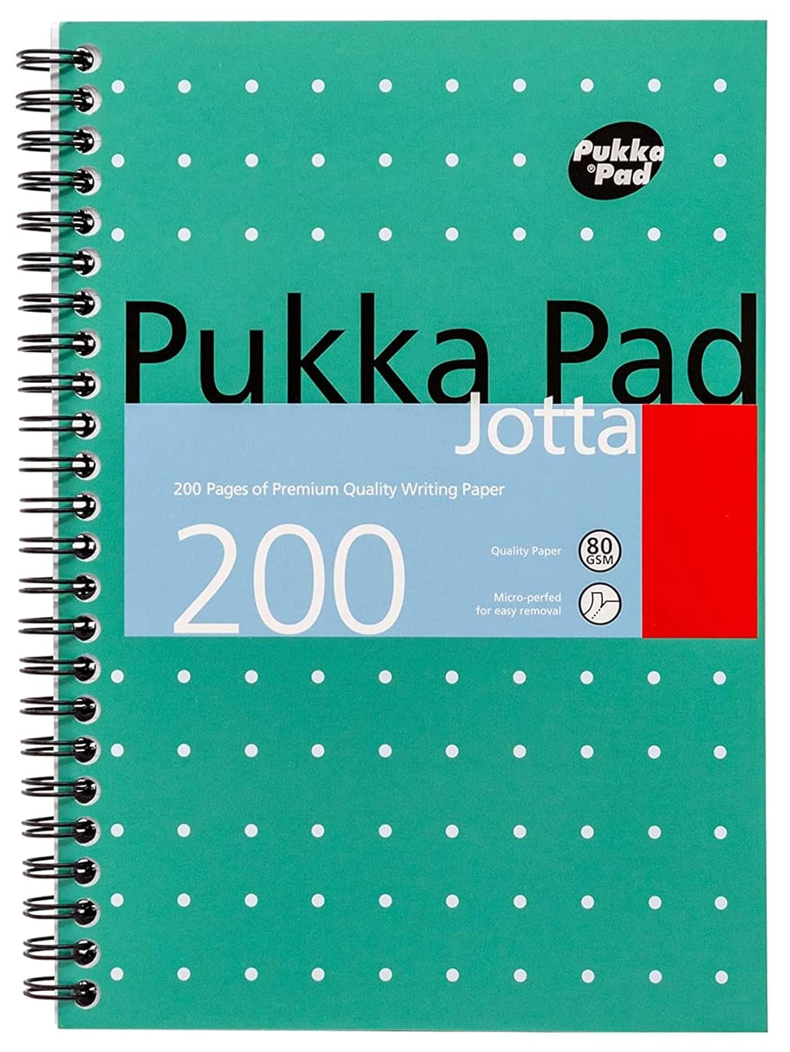 Pukka JM021 A5 Wiro Ruled Notebook 80gsm 200 Pages (Pack Of 9