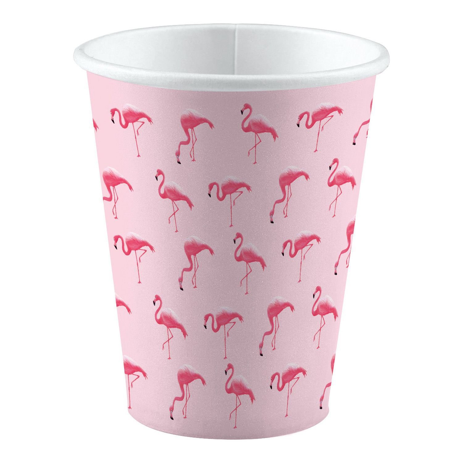 Amscan 9903327 8 Cups Flamingo Paradise 250Ml