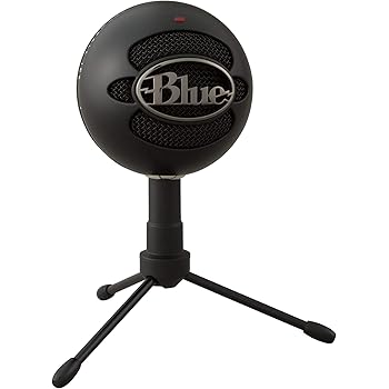 Blue Microphones Snowball Omnidirectional/Cardioid USB Microphone - Black
