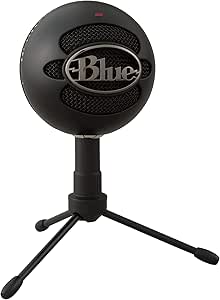 Logitech for Creators Blue Snowball iCE USB Microphone for Gaming, Streaming, Podcasting, Twitch, YouTube, Discord, Recording for PC and Mac, Plug &amp; Play - White