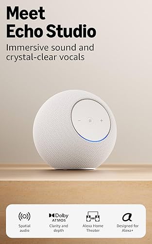 Amazon Alexa echo studio ホワイト Amazon Echo Studio | Alexa Speaker | Glacier White | Amazon