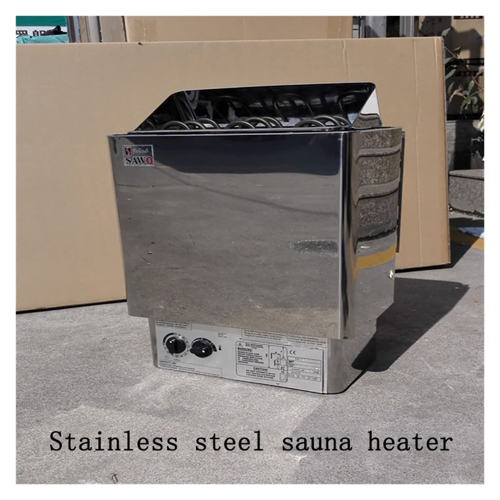 Piec do sauny Generator pary do prysznica Piec do sauny ze stali nierdzewnej Sauna sucha Piekarnik Domowy piec grzewczy z wydajnością i precyzją(6kw,38v)