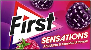 First Sensations Ahududu & Karadut Aromalı Sakız 27 gr