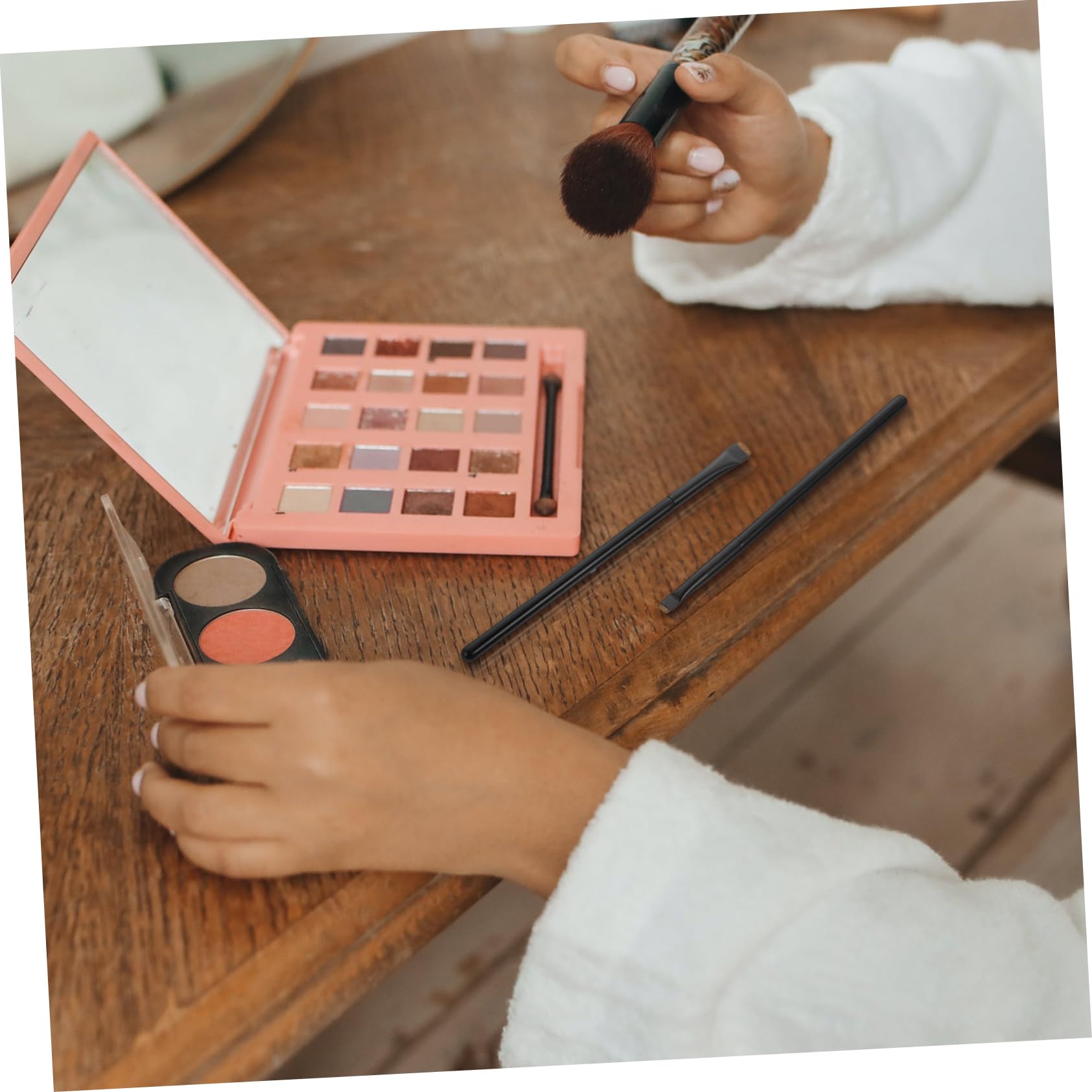 DOITOOL 12pezzi Pennelli Per Eyeliner Pennelli Per Trucco Occhi Professionali Per Applicazione Facile e Precisa Per Makeup Artist e Appassionati Di Bellezza