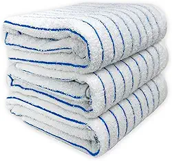 Kit 03 Toalha de Banho Grossa Praia Hotel 440g/m² Costura Dupla Reforçada