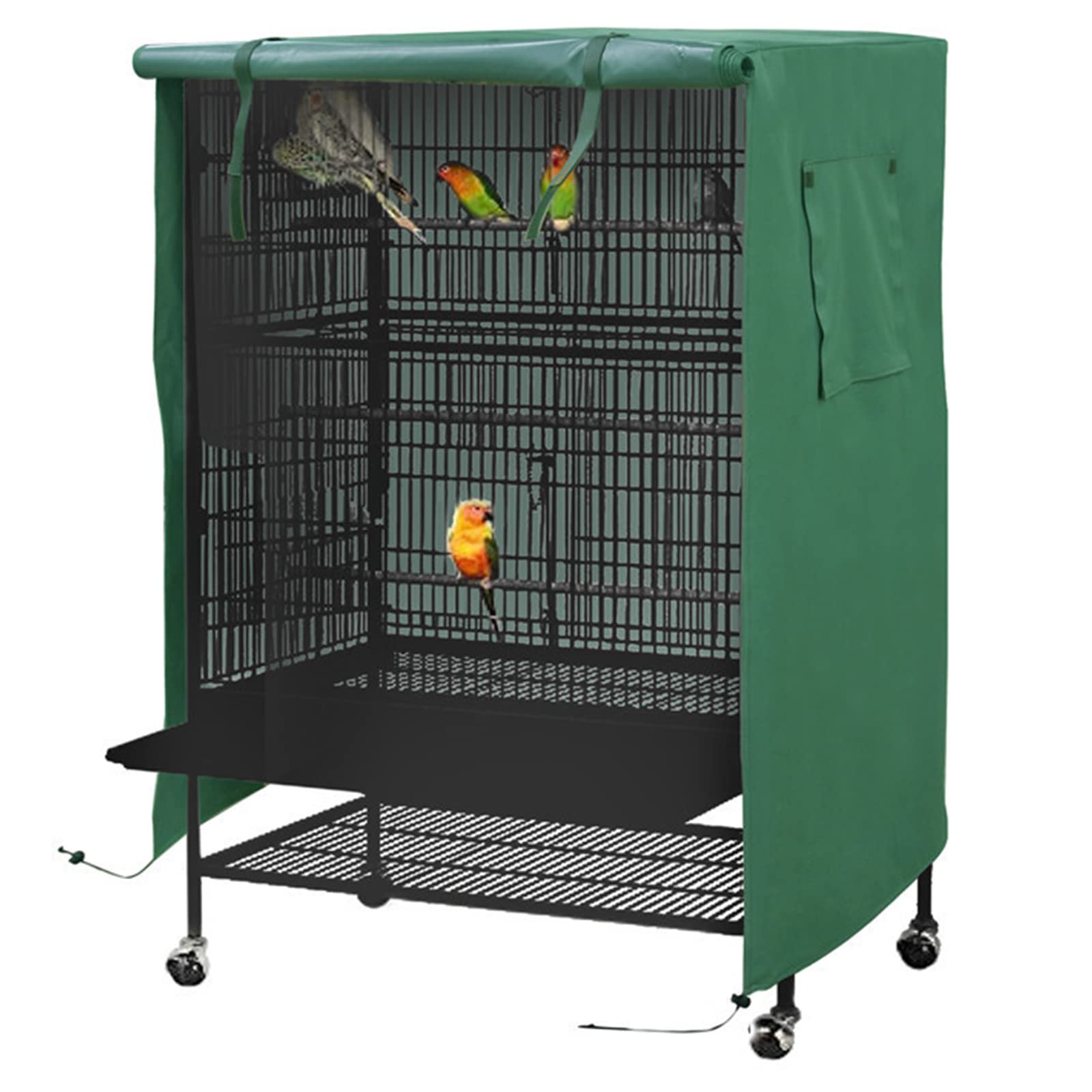 Copertura Per Gabbia Uccelli - Tessuto Oxford Lavabile, Scudo Notte E Giorno