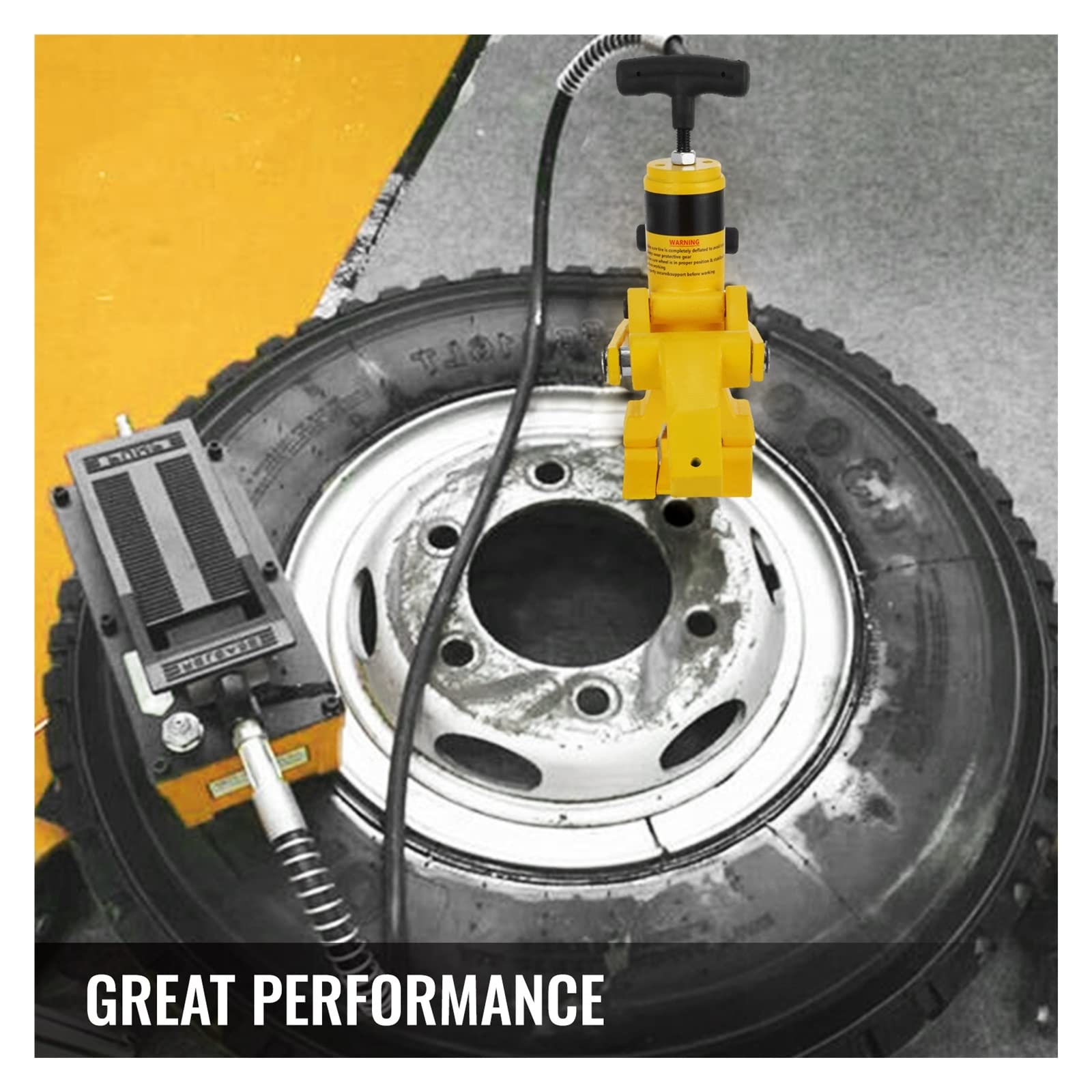 Hydrauliczna zmieniarka do opon 10000 PSI Lever Opony bez usuwania dla wszystkich rodzajów Automatyczna maszyna Zapewnij Stabilność(Plus Foot Pump)