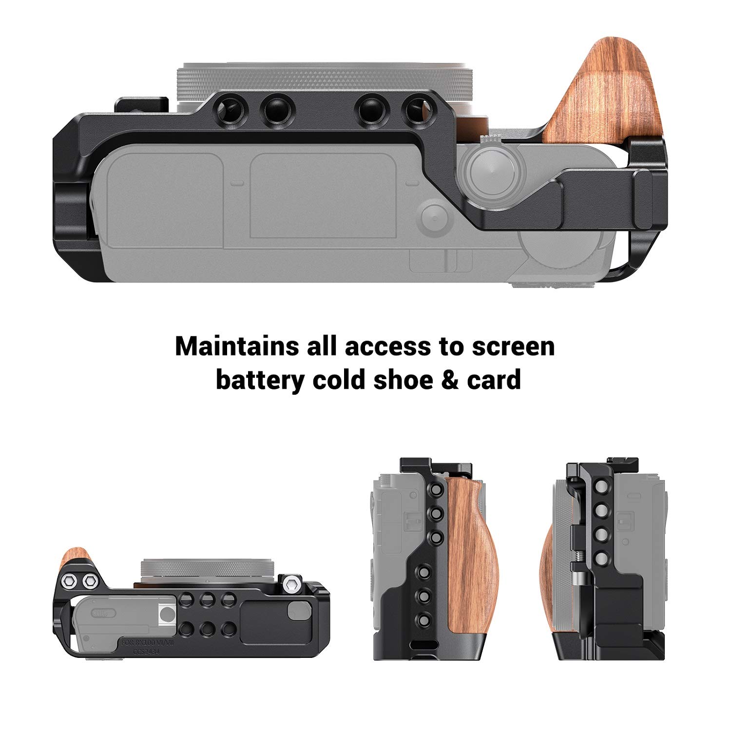SMALLRIG RX100 VII Cage et RX100 VI Cage Seulement pour Sony RX100 VII et RX100 VI - 2434