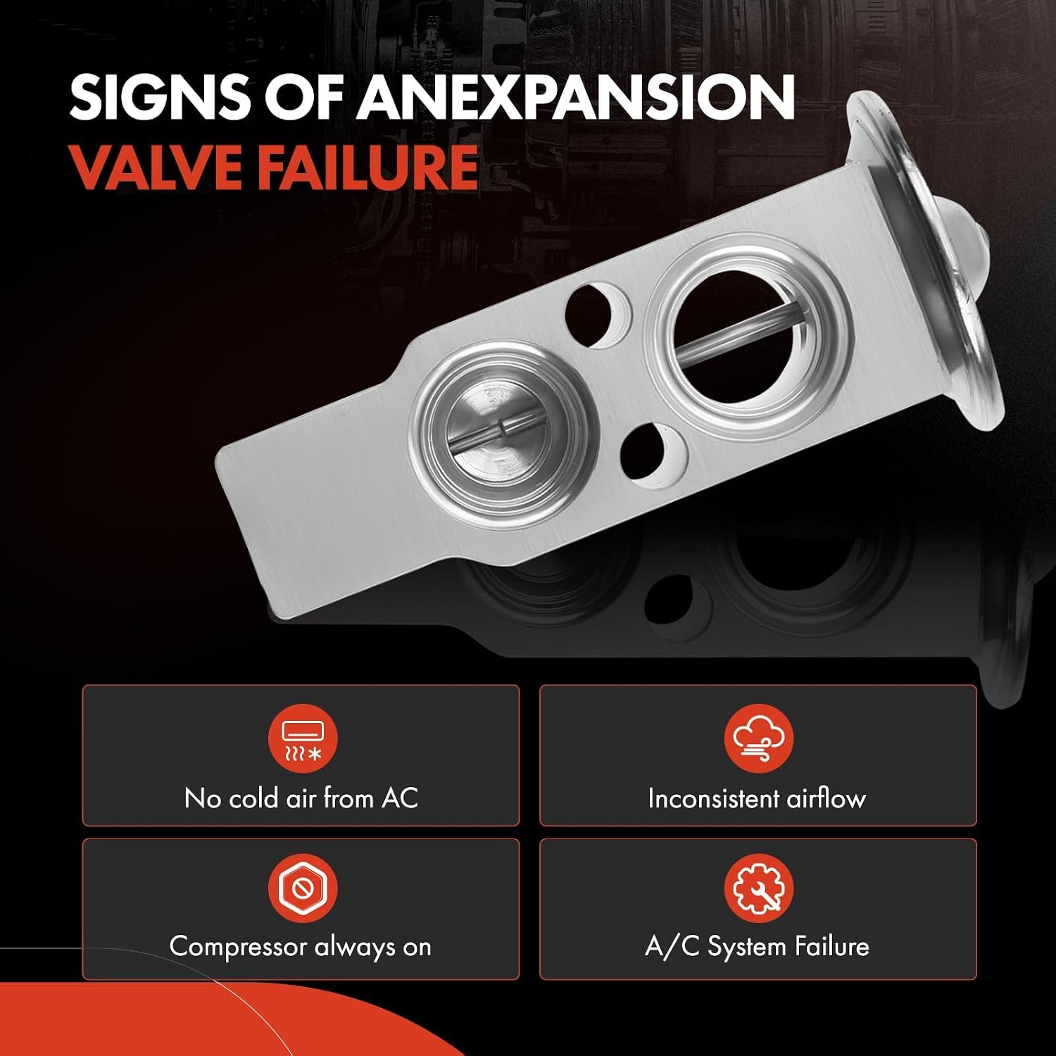 A-Premium AC Expansion Valve Compatible with Hyundai Elantra 2001 2002 2003 2004, 2.0L