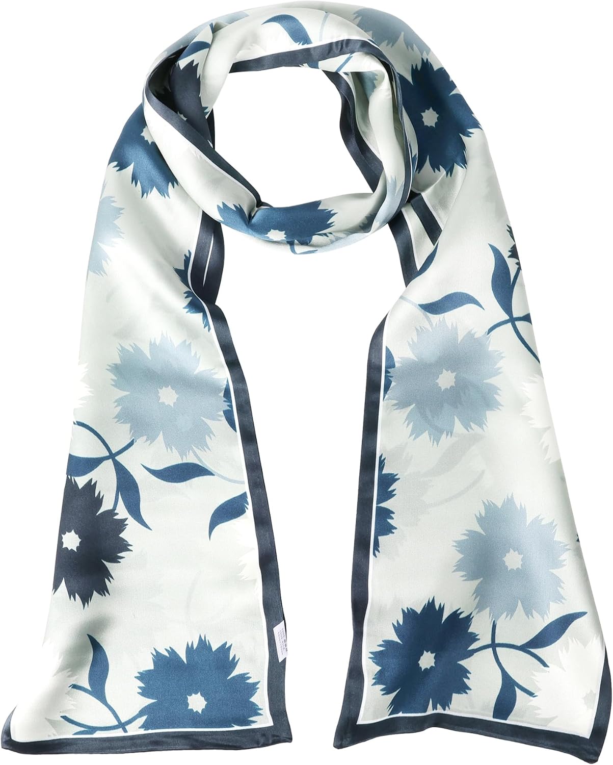 MEISEE 100% Mulberry Silk Scarf for Women 59”*6.3” Long Headscarf Neck Scarf Hair Wraps and Shawls with Gift Packed