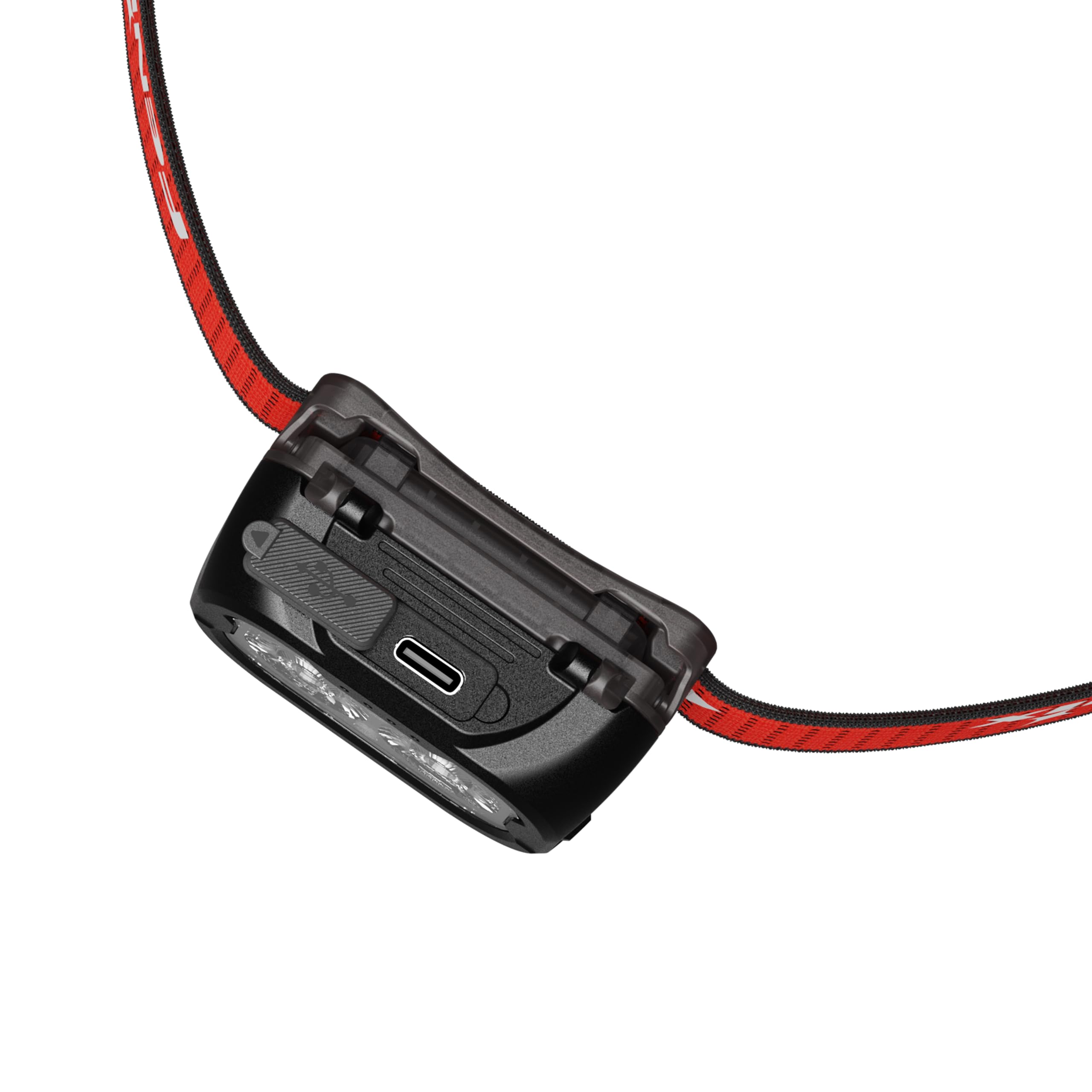 FENIX HL18R-T V2.0 - Linterna frontal recargable negra para trail running/exteriores, 800 lúmenes, 125 m, 160 horas máximo, haz primario dual, blanco frío y cálido, haz rojo de 5 lúmenes, diadema