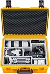 Lykus PVC1 Waterproof Hard Case with Padded Dividers for Cameras, Lenses, Dual DJI Mavic/Air/Mini Drones