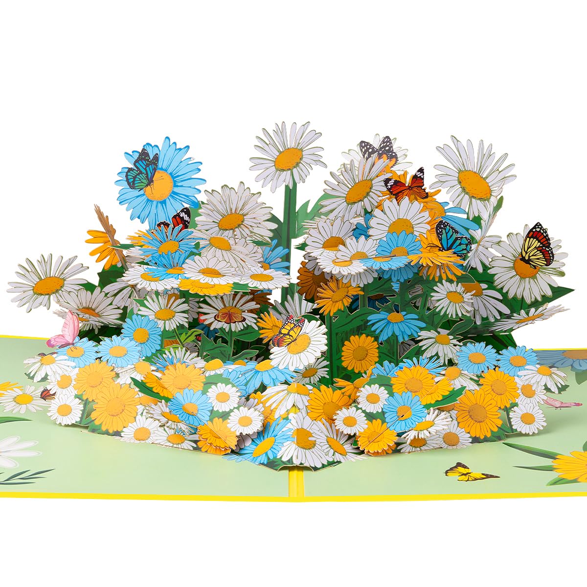 CNLITIHEKA Gänseblümchen Pop-Up-Karte, Pop-Up-Geburtstagskarte, Muttertag Pop-Up-Karte, 3D-Blumenstrauß-Grußkarten, Dankeschön-Geschenkkarten, alle Anlässe.