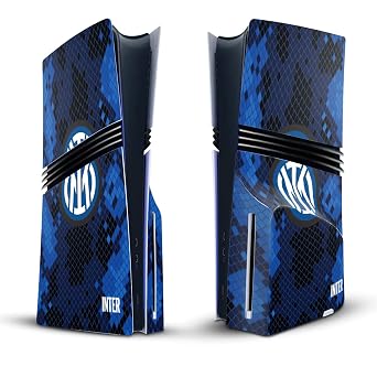Head Case Designs Officially Licensed Inter Milan Home 2021/22 Crest Kit Vinyl Sticker Gaming Skin Decal Cover Compatible With Sony PlayStation 5 PS5 Pro Disc Edition Console