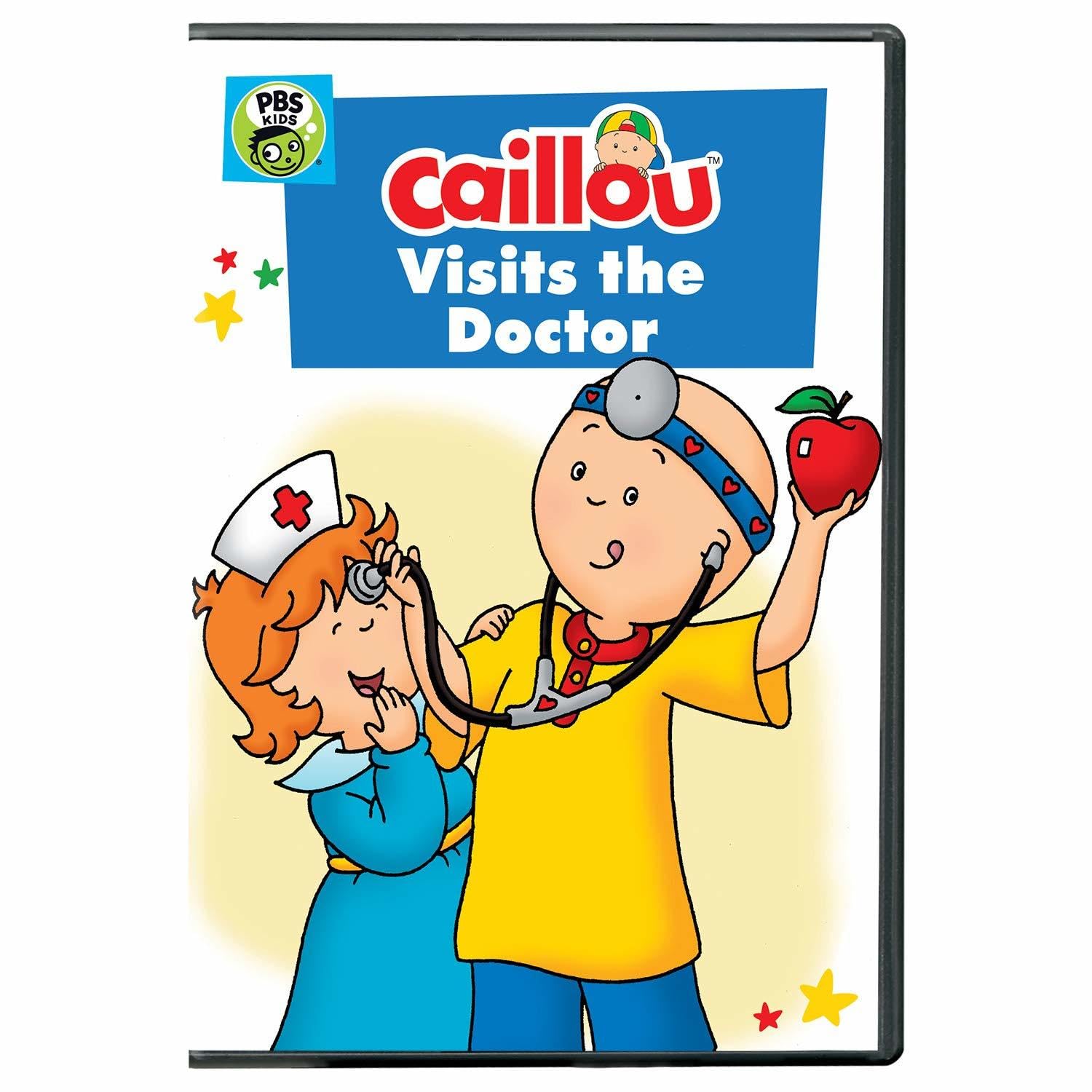 DVD Caillou para tardes en familia y preparación didáctica antes de ir a la clínica pediátrica